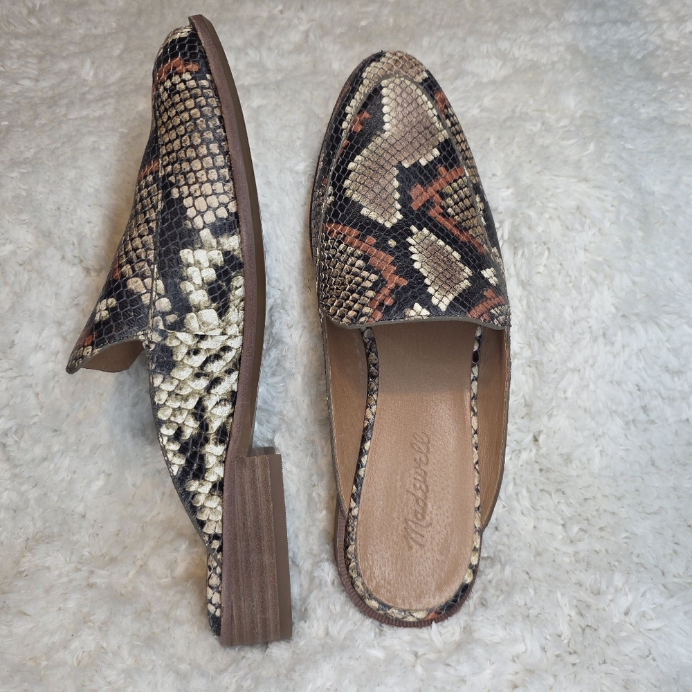 Madewell The Frances Loafer Mule Leather Womens 7.5